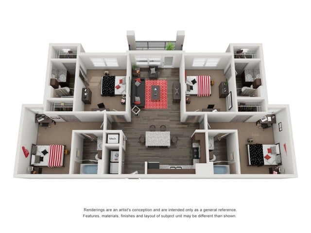 ou apartment floor plan