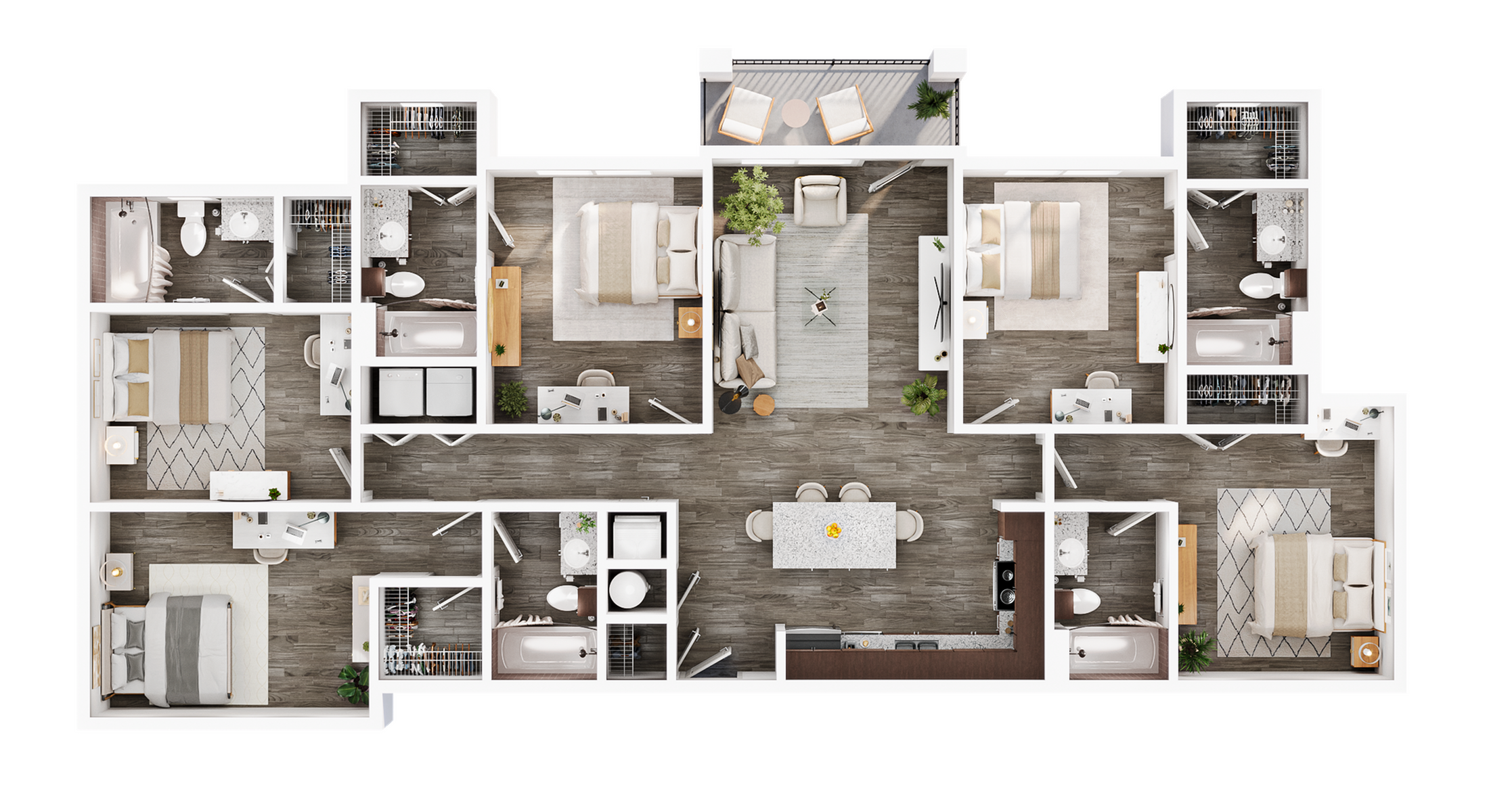 5BR/5BA – Elite floor plan